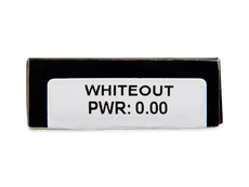 CRAZY LENS - WhiteOut - plano (2 daily coloured lenses)