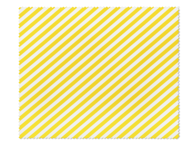 Cleaning cloth for glasses - yellow and white stripes 