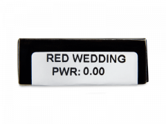 CRAZY LENS - Red Wedding - plano (2 daily coloured lenses)