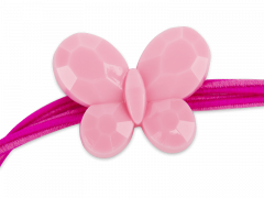 Cord for glasses in pink – butterfly 