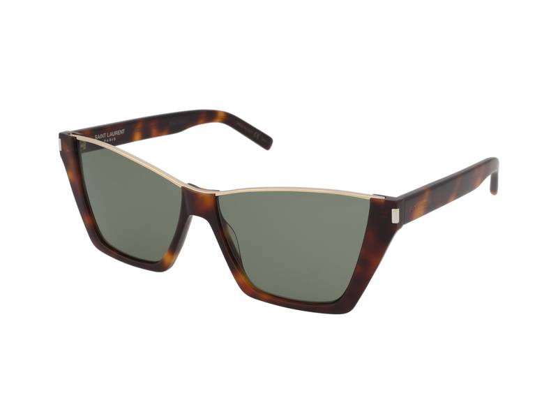 Saint Laurent SL369 KATE 002 Cat Eye Sunglasses - Havana/Green Saint Laurent SL369 KATE 002 Havana/Green 58-13-140  main image 4