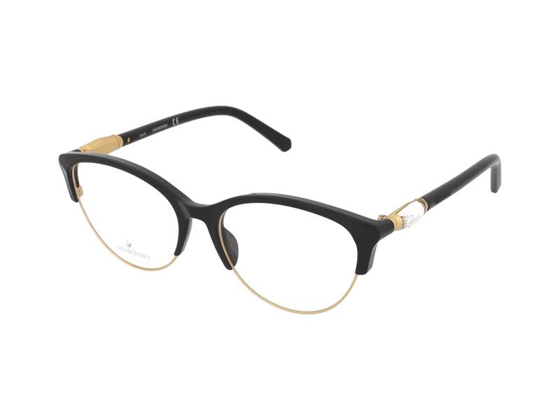 Swarovski SK5338 Womens Metal Eyeglass Frame 001 Shiny Black 53-16 Swarovski SK5338 Womens Metal Eyeglass Frame 001 Shiny Black  main image 4