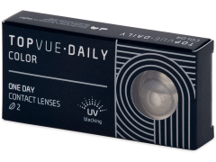 TopVue Daily Color - Grey - power (2 daily coloured lenses)