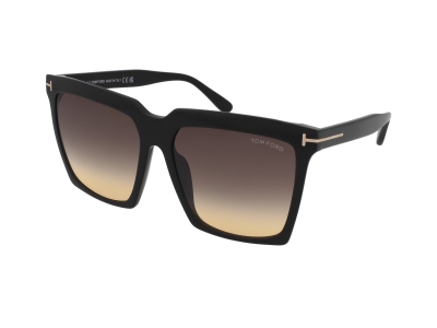 Amazon.com: Sunglasses Tom Ford FT 0949 -D Asian fit 01A Shiny Black/Smoke  : Clothing, Shoes & Jewelry