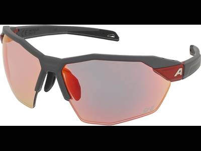 Alpina Twist Six HR QV Midnight Grey Red Matt/Rainbow Mirror